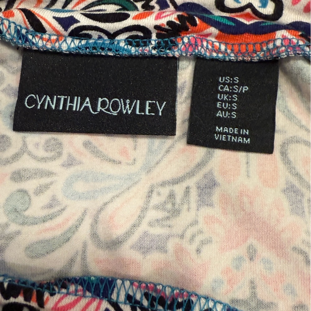 Cynthia Rowley floral wrap midi skirt SZ SM - Picture 5 of 10